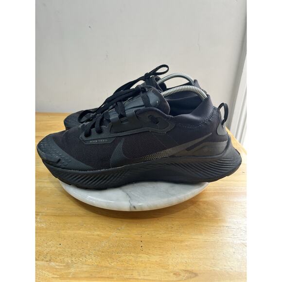 Nike Pegasus Trail 3 Gore tex Trail Triple All Black Mens 13 DC8793-001 - Picture 1 of 8